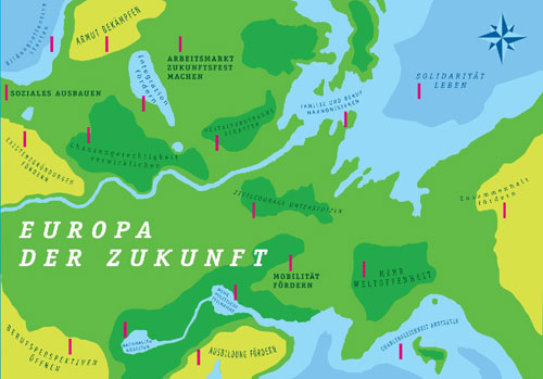 Europawand-Umfrage "Europa der Zukunft"