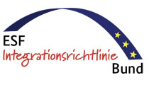 (Logo der ESF-Integrationsrichtlinie Bund)